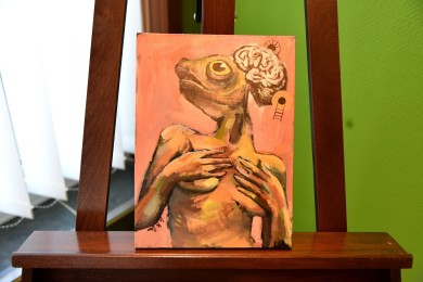 Die Nymphomanin, Surrealismus, A. K. Uhlmann, 2015