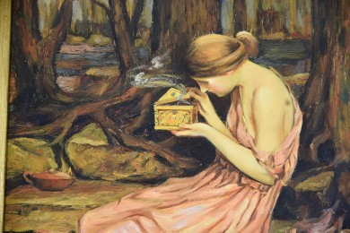 Das Mädchen und die verbotene Schatulle, Jugendstil, 1898