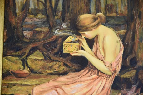 Das Mädchen und die verbotene Schatulle, Jugendstil, 1898