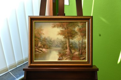 Romantischer Waldlandschaft, unbekannter Künstler, 1910