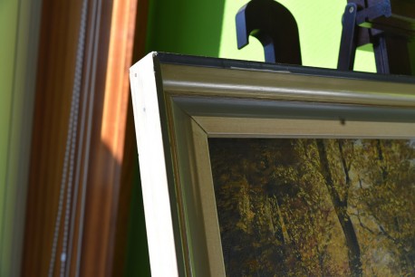 Waldlandschaft mit Bachlauf , H. Weitzel, 1980