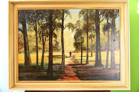 Spaziergänger im Wald, A. Richter, 1902