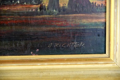 Spaziergänger im Wald, A. Richter, 1902