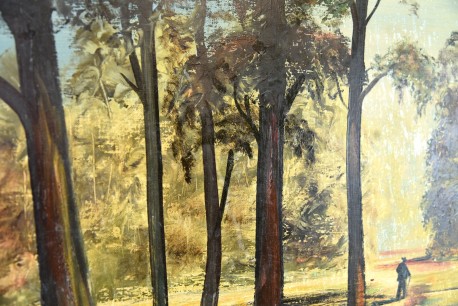 Spaziergänger im Wald, A. Richter, 1902
