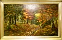 Weg durch den Herbstwald, Josef Augustin, 1953