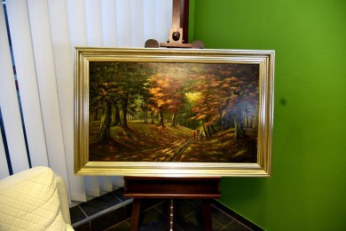 Weg durch den Herbstwald, Josef Augustin, 1953