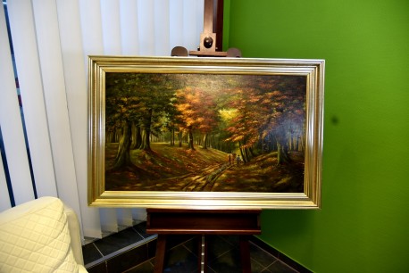 Weg durch den Herbstwald, Josef Augustin, 1953