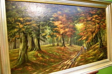 Weg durch den Herbstwald, Josef Augustin, 1953
