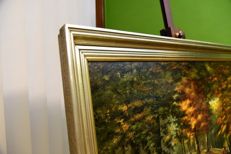 Weg durch den Herbstwald, Josef Augustin, 1953