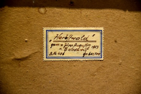 Weg durch den Herbstwald, Josef Augustin, 1953