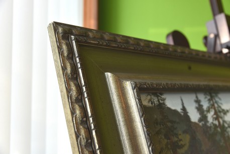 Balzender Auerhahn im Wald am Bergsee, Kumaos, 1939