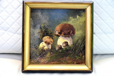 Steinpilze im Bergwald, Fritz Paplham, 1948