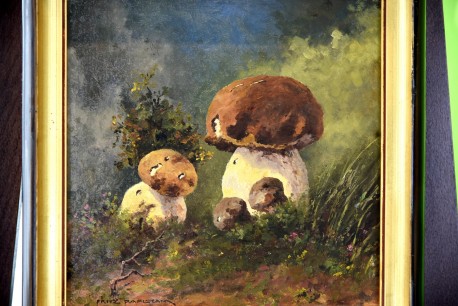 Steinpilze im Bergwald, Fritz Paplham, 1948