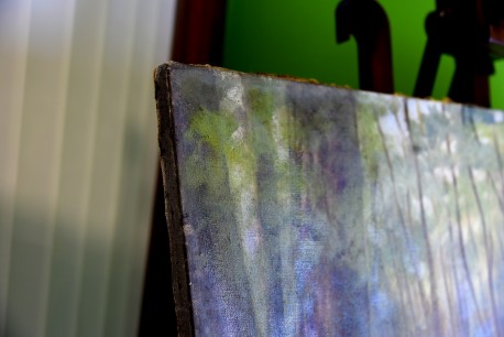 Waldweg mit Reiter, Worpswede, 1890