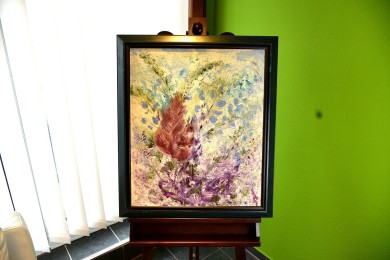 Eichhörnchen im blauen, unsigniert, 1960