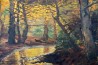 Bachlauf im Herbstwald, Ruth Uhlmann, 1915