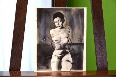 bondage | 束縛 | shibari |約束| nu dessin | shunga | ink  | araki I La Ching Shih, 2018