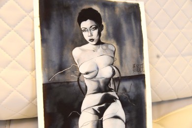 bondage | 束縛 | shibari |約束| nu dessin | shunga | ink  | araki I La Ching Shih, 2018