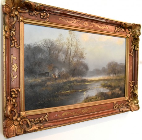 Verträumte Moorlandschaft, Gerhard Geidel, 1980