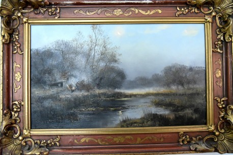 Verträumte Moorlandschaft, Gerhard Geidel, 1980