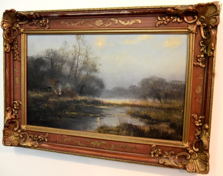 Verträumte Moorlandschaft, Gerhard Geidel, 1980