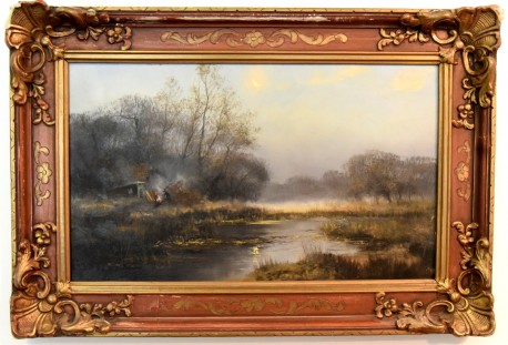 Verträumte Moorlandschaft, Gerhard Geidel, 1980