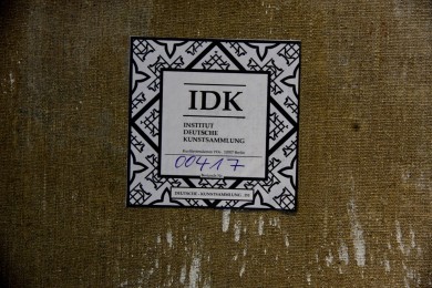 Akt im Hinterzimmer, signiert, 1950