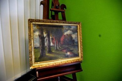 Impressionistisches Landschaftsbild, signiert C.K., 1905