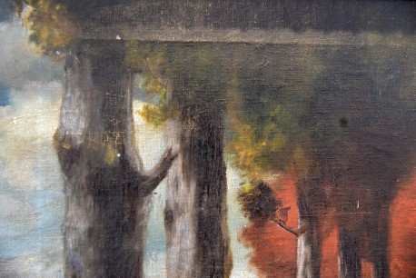 Impressionistisches Landschaftsbild, signiert C.K., 1905