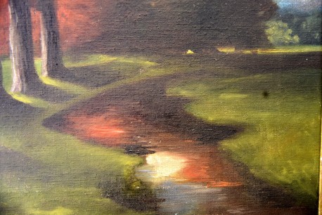 Impressionistisches Landschaftsbild, signiert C.K., 1905