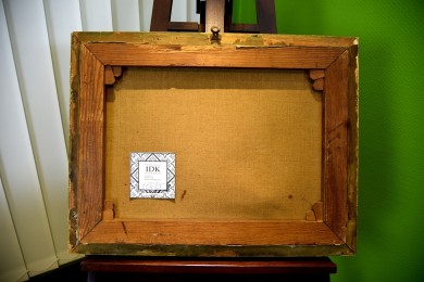 Impressionistisches Landschaftsbild, signiert C.K., 1905