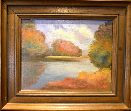 Impressionistische Seenlandschaft, Herbert Hammerschmidt, 1981