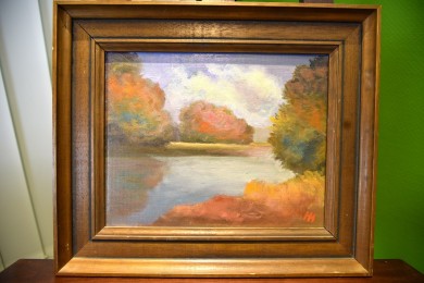 Impressionistische Seenlandschaft, Herbert Hammerschmidt, 1981