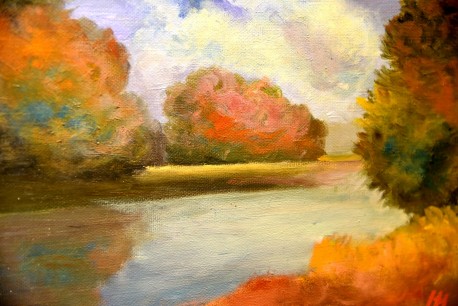 Impressionistische Seenlandschaft, Herbert Hammerschmidt, 1981