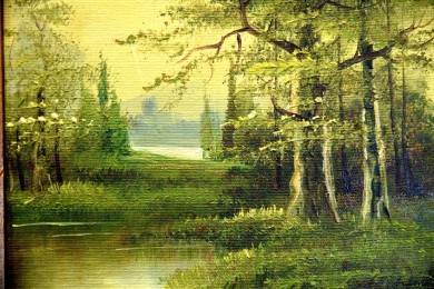 Fluss im grünen Wald, Lindenmann, 1926