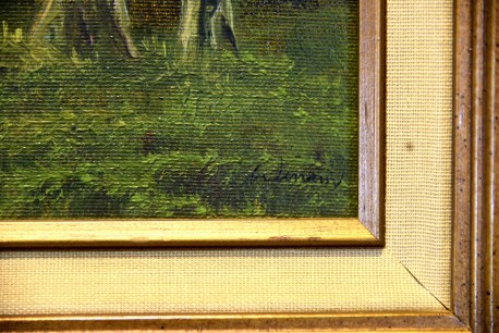 Fluss im grünen Wald, Lindenmann, 1926