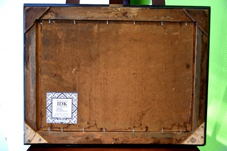 Stilles Treiben an der Mühle am Fluss, F. Fechner, 1860