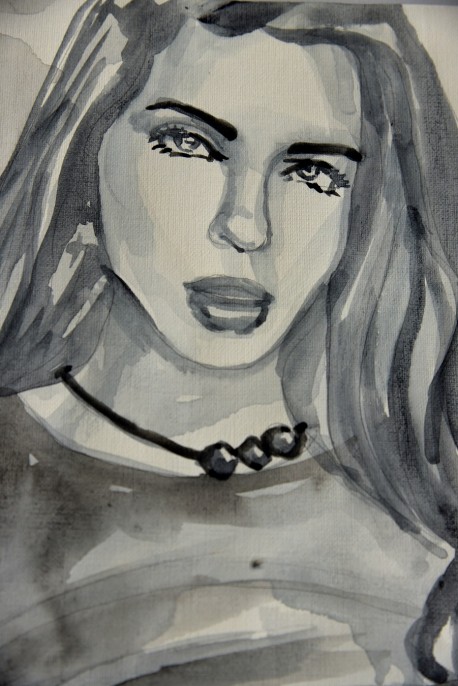 nude female mésange, Samia, 2018