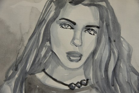 nude female mésange, Samia, 2018