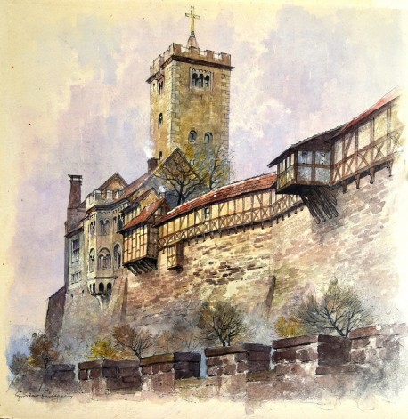 Rothenburg ob der Tauber, Gustav Lüttgens, 1914