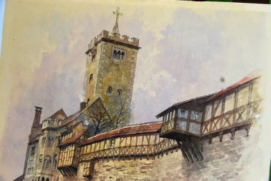 Rothenburg ob der Tauber, Gustav Lüttgens, 1914
