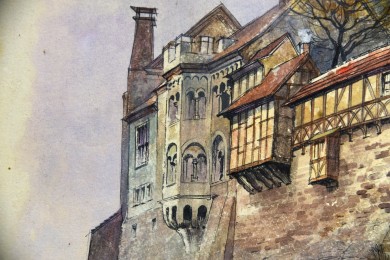 Rothenburg ob der Tauber, Gustav Lüttgens, 1914