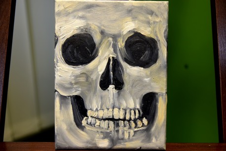 Akademische Studie eines Schädels, Sascha Skobl, 2010