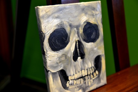 Akademische Studie eines Schädels, Sascha Skobl, 2010