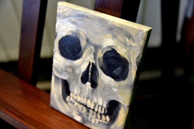 Akademische Studie eines Schädels, Sascha Skobl, 2010