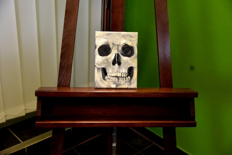 Akademische Studie eines Schädels, Sascha Skobl, 2010