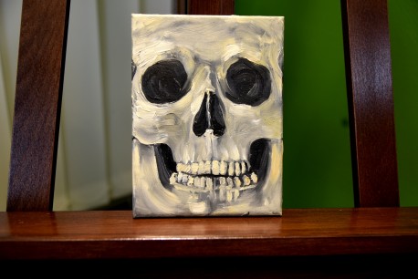 Akademische Studie eines Schädels, Sascha Skobl, 2010