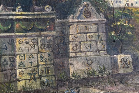 Das "sein" Zeichen, M., um 1750