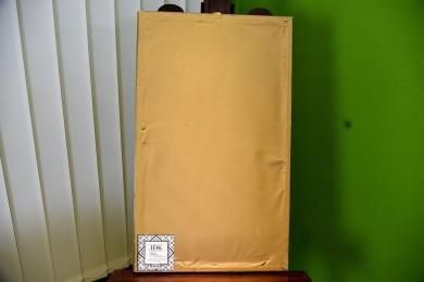 Jesus Christus am Kreuz über Totenkopf, Fleischmann, 1913