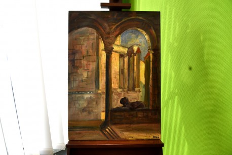 Sphinx im Tempel, Savic, 1905